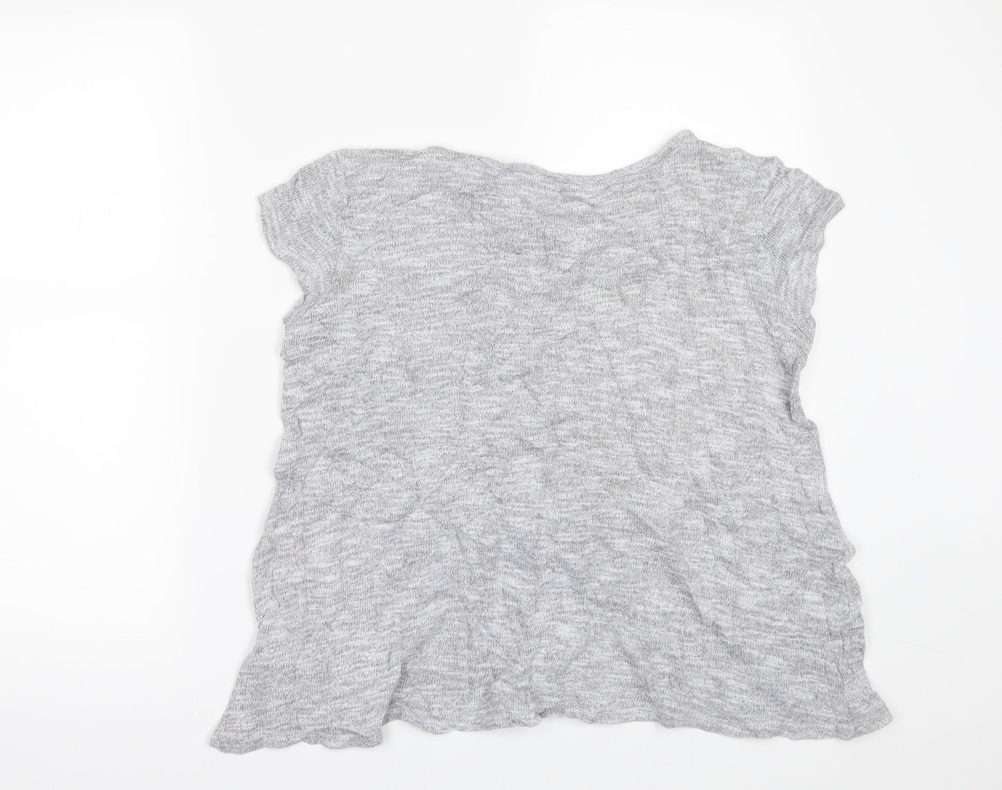 New Look Womens Grey   Basic T-Shirt Size 10