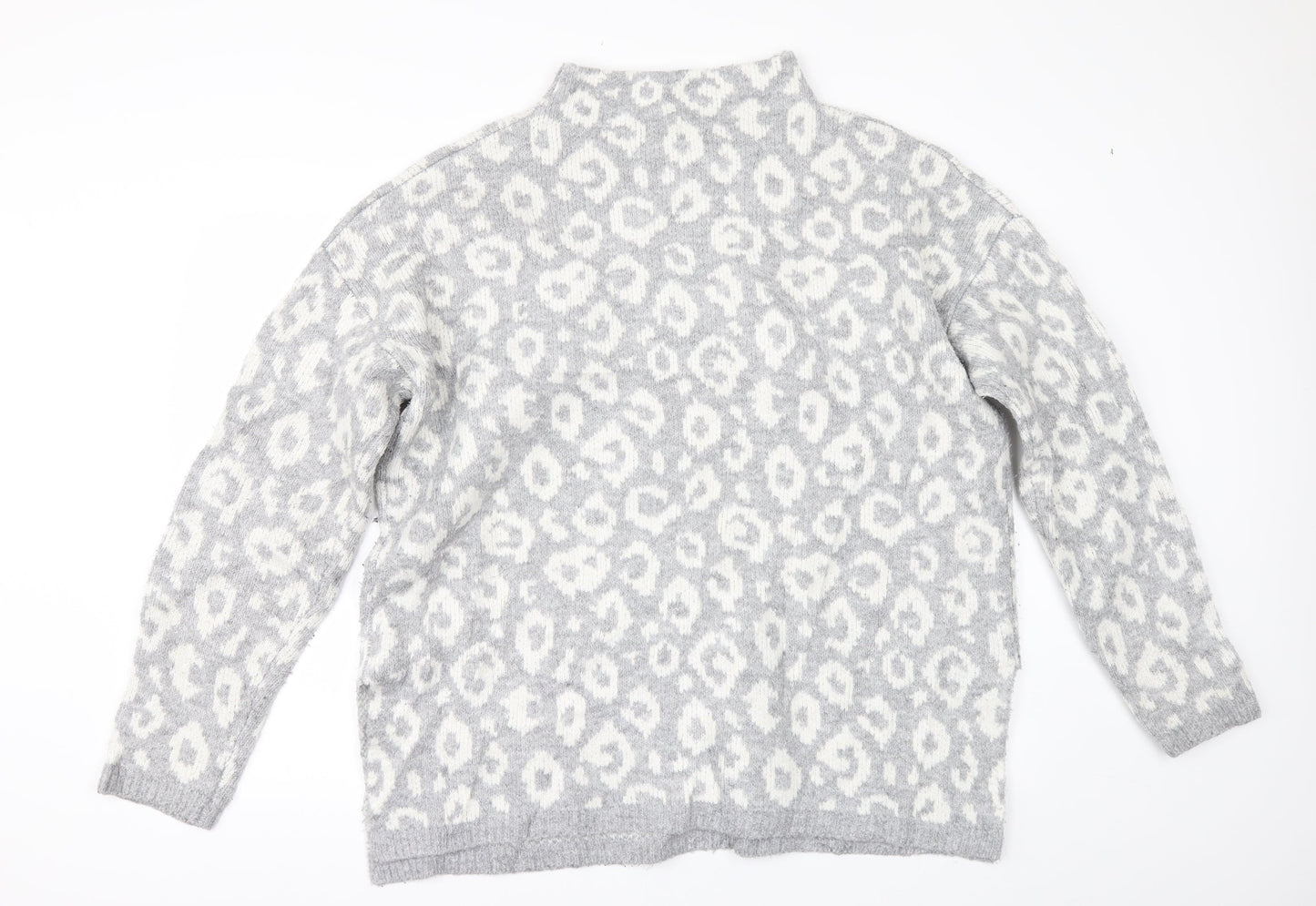 Nutmeg Womens Grey   Pullover Jumper Size 16