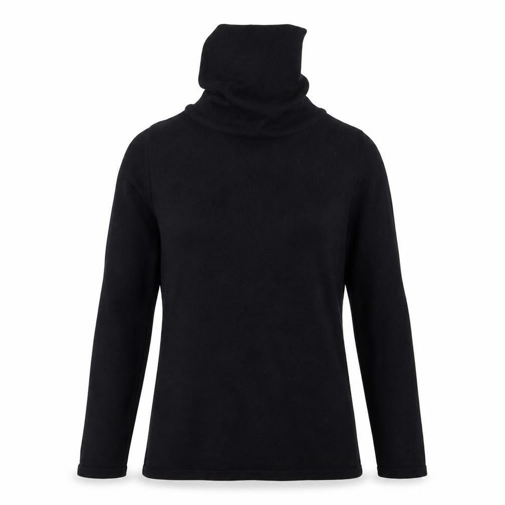 vedo verde Womens Black  Knit Pullover Jumper Size S