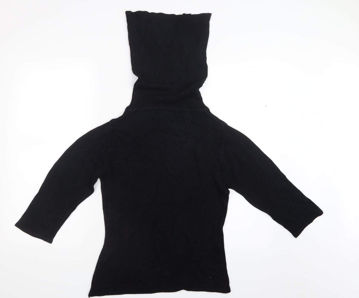vedo verde Womens Black  Knit Pullover Jumper Size S