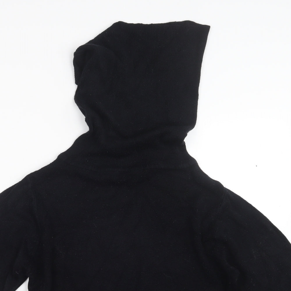 vedo verde Womens Black  Knit Pullover Jumper Size S