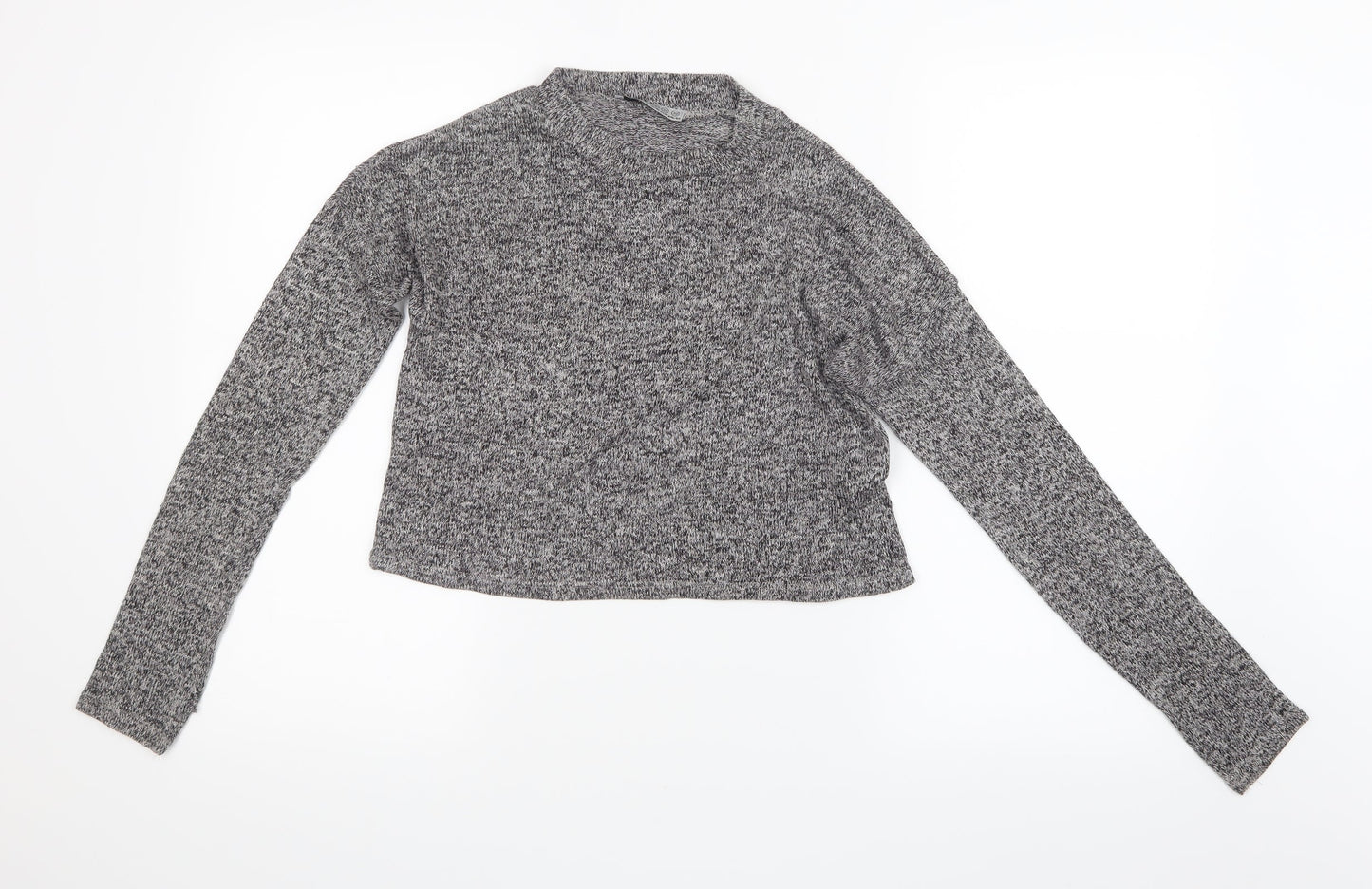 Atmosphere Womens Grey  Knit Pullover Jumper Size 6  - Cropped