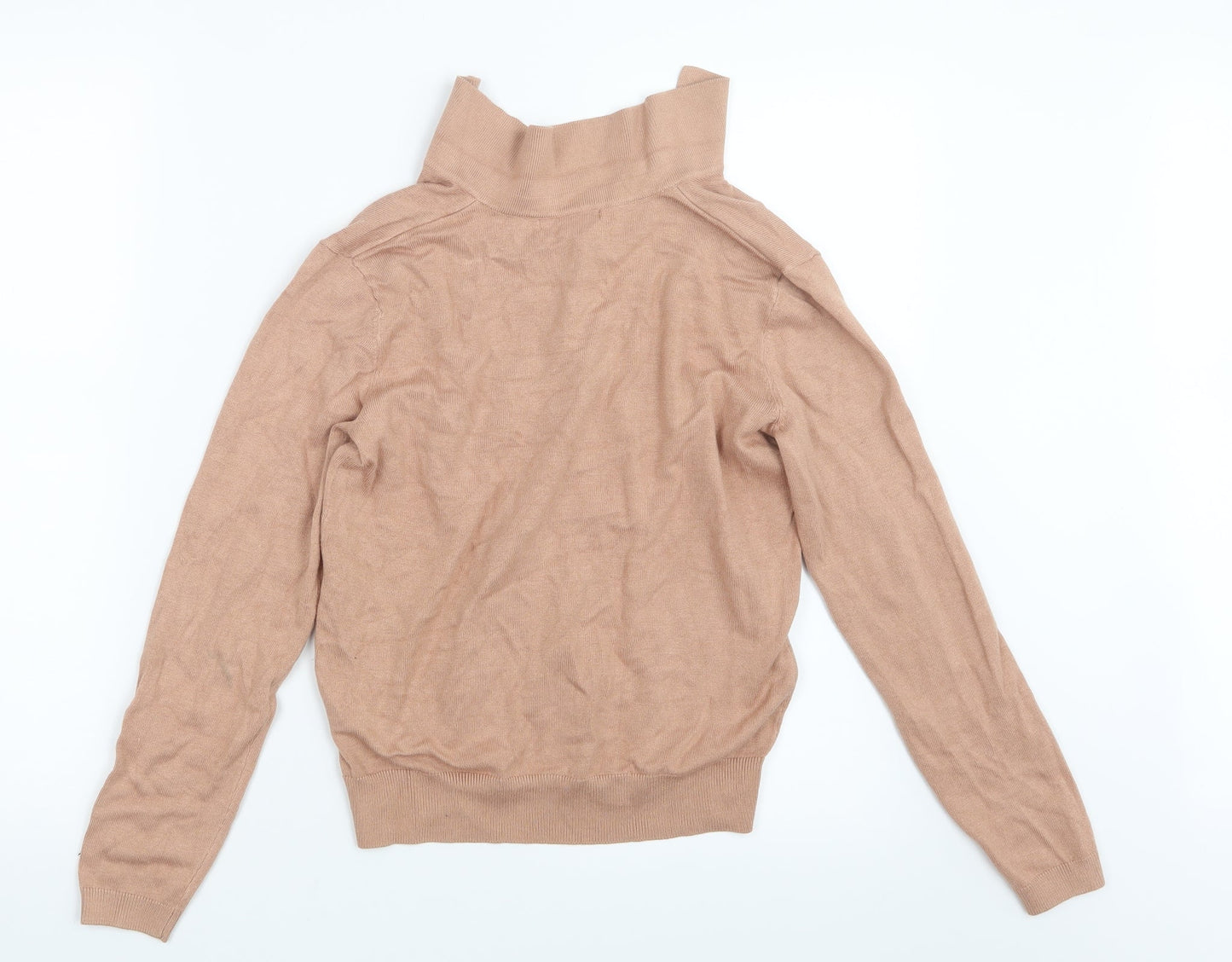 H&M Womens Beige   Basic T-Shirt Size XS