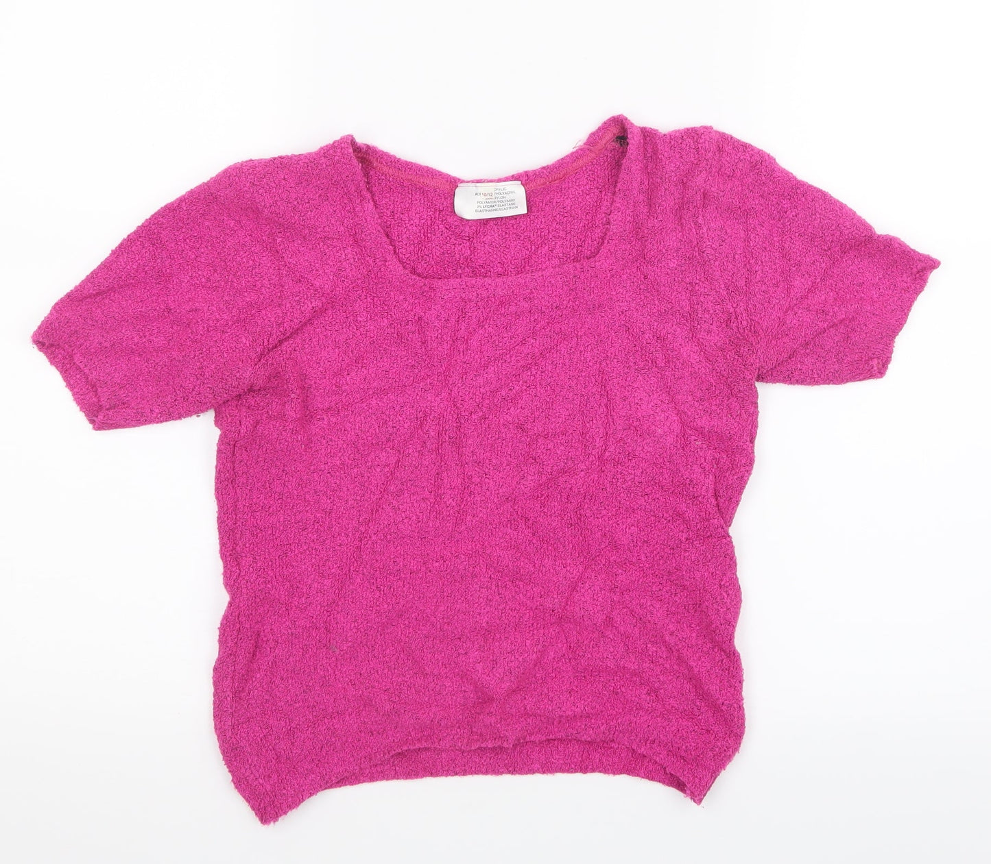 Preworn Womens Pink  Knit Pullover Jumper Size 10