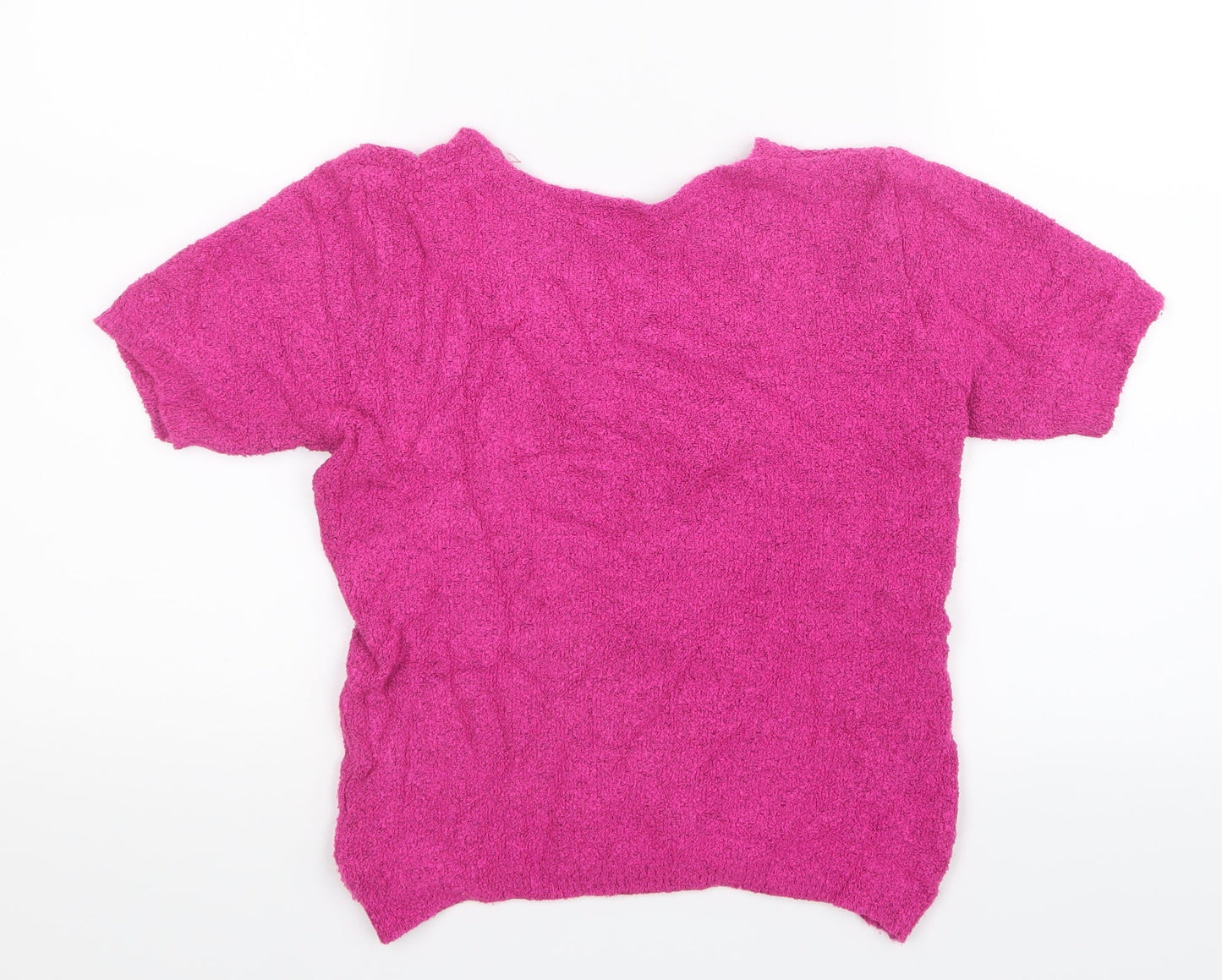 Preworn Womens Pink  Knit Pullover Jumper Size 10