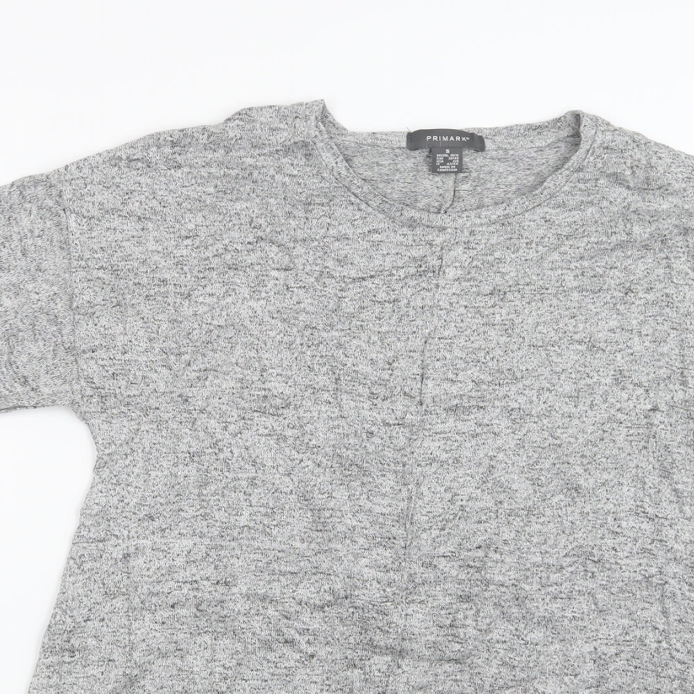 Primark Womens Grey  Knit Pullover Jumper Size 10