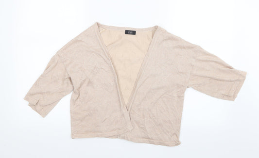 F&F Womens Pink  Knit Cardigan Jumper Size 14