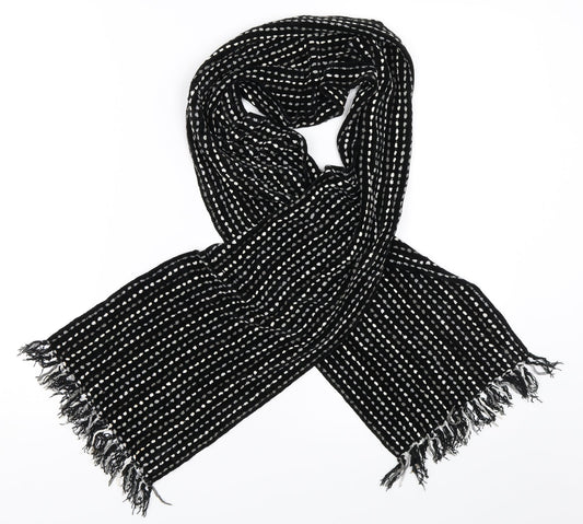 Preworn Womens Black    Scarf