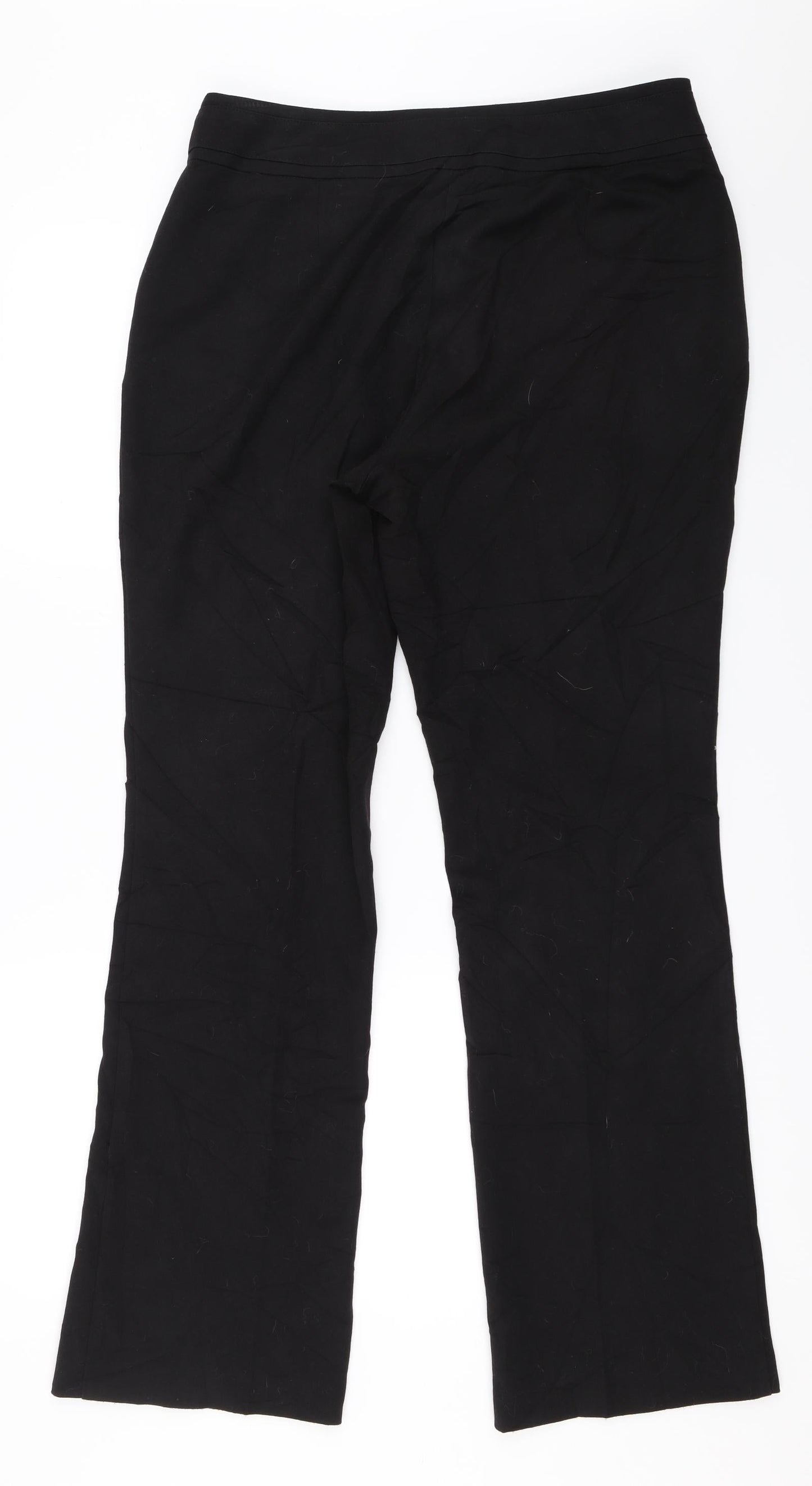 F&F Womens Black   Trousers  Size 12 L31 in