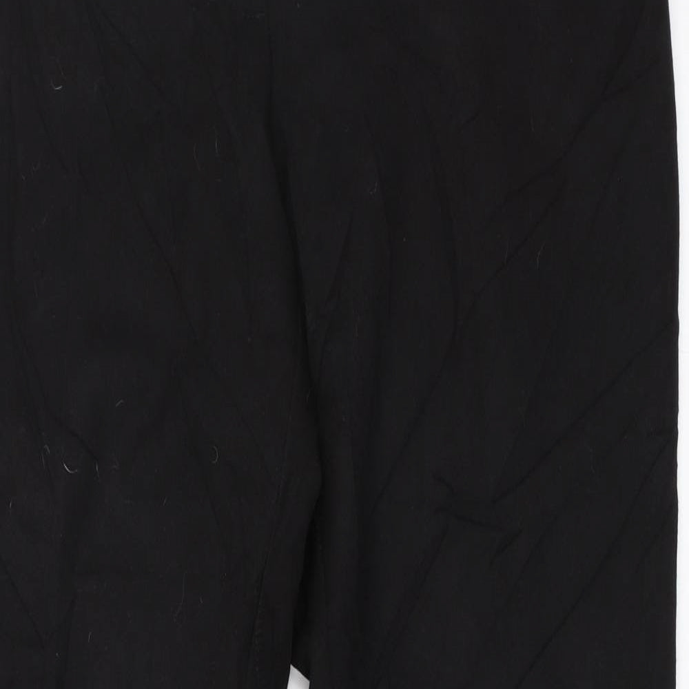 F&F Womens Black   Trousers  Size 12 L31 in
