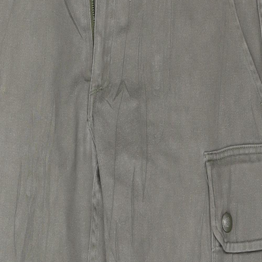 Nasty Gal Womens Green   Jegging Trousers Size S L25 in