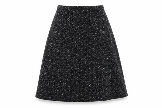 H&M Womens Black   Flare Skirt Size M