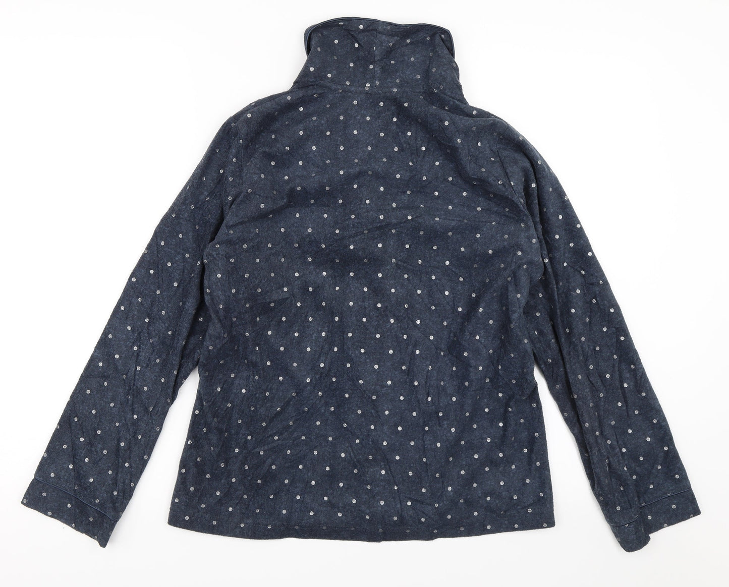 George Womens Blue Solid  Top Pyjama Top Size 8