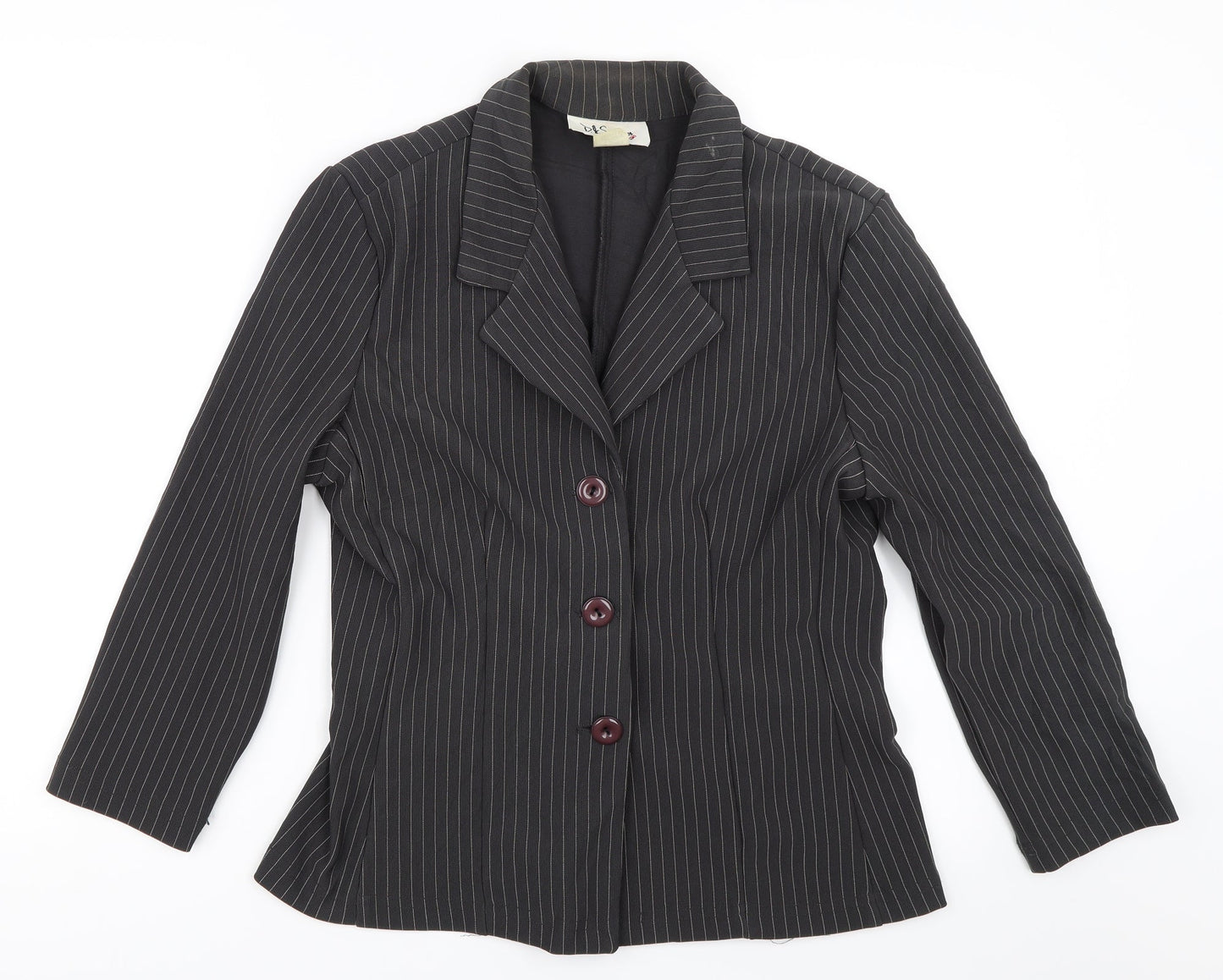 D. Summers Womens Grey   Jacket Blazer Size 10