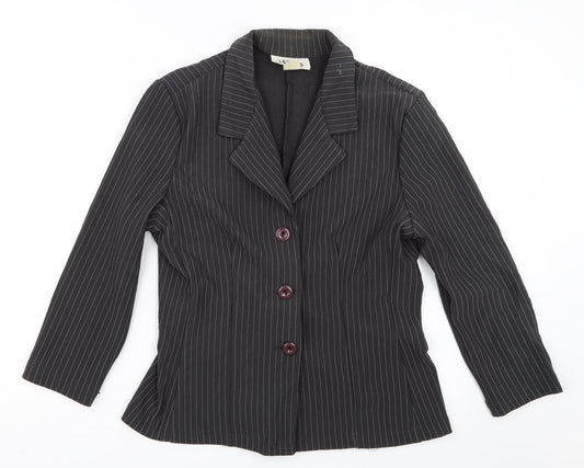 D. Summers Womens Grey   Jacket Blazer Size 10