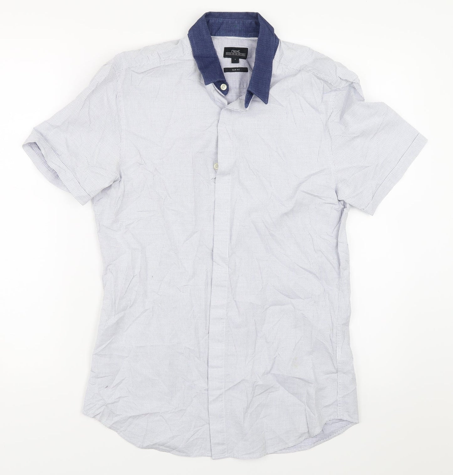 NEXT Mens Blue    Button-Up Size S