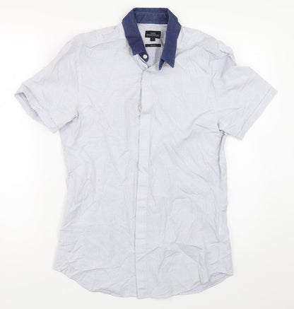 Preloved NEXT Mens Blue    Button-Up Size S - Front