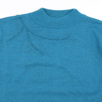 Bonmarché Womens Blue Pullover Jumper Size L