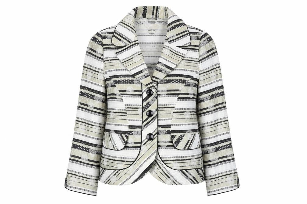 S.O.L Design Womens Beige   Jacket Blazer Size 46