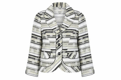 S.O.L Design Womens Beige   Jacket Blazer Size 46
