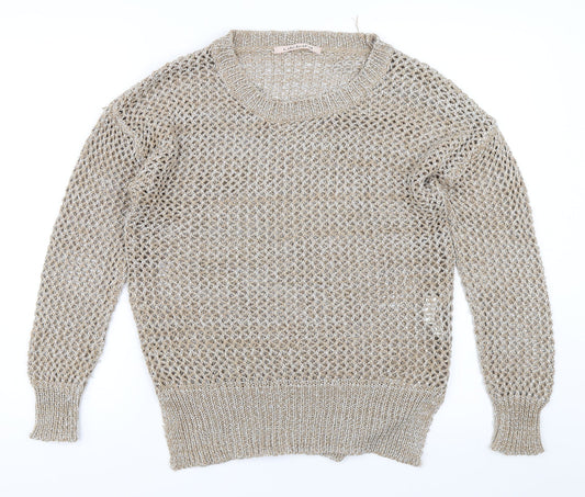 Uldahl Womens Beige   Pullover Jumper Size L
