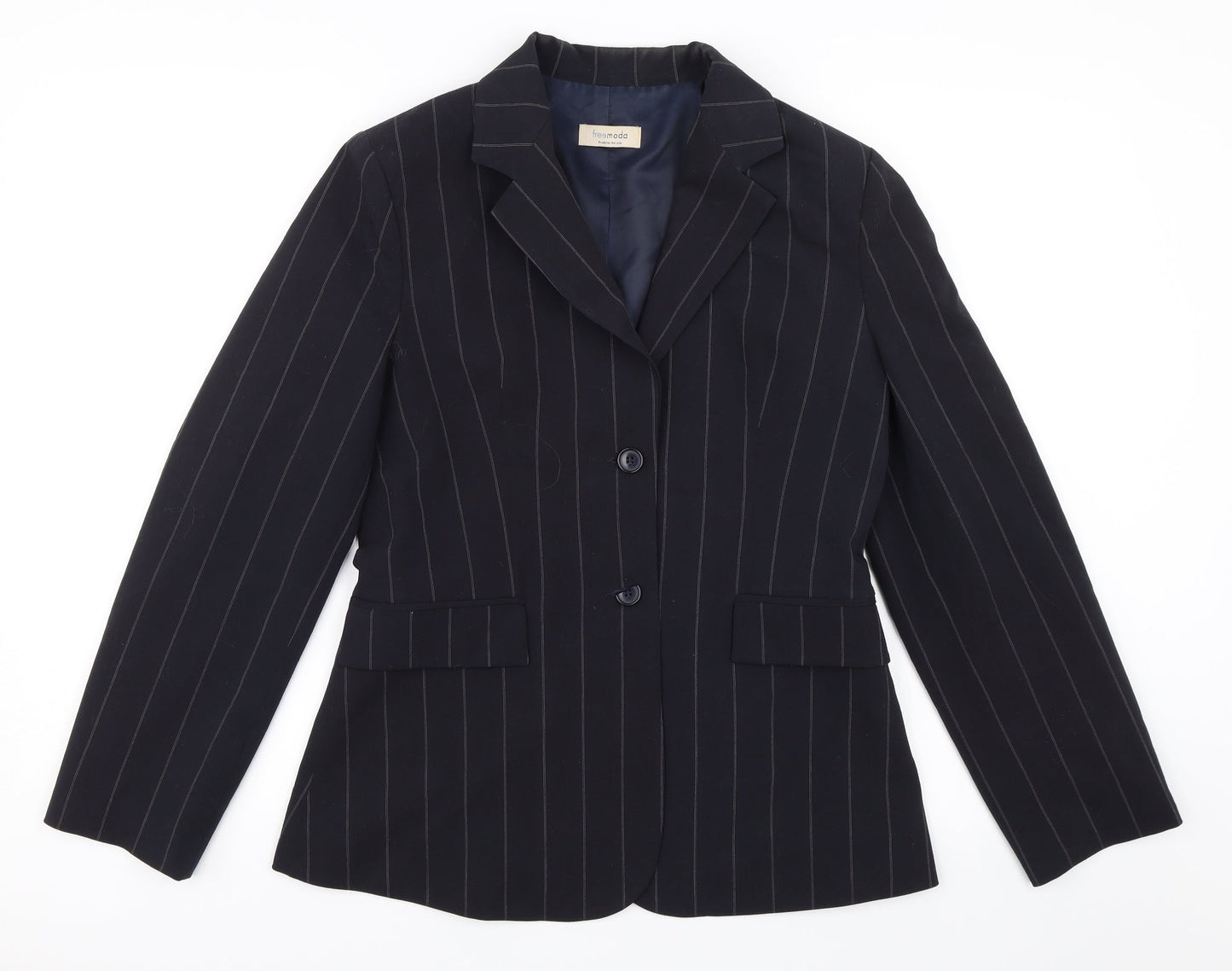 Freemoda Womens Blue   Jacket Blazer Size 44