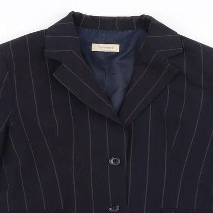 Freemoda Womens Blue   Jacket Blazer Size 44