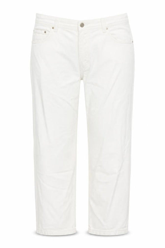 Noisy may Womens White  Denim Mom Jeans Size 30 L26.5 in