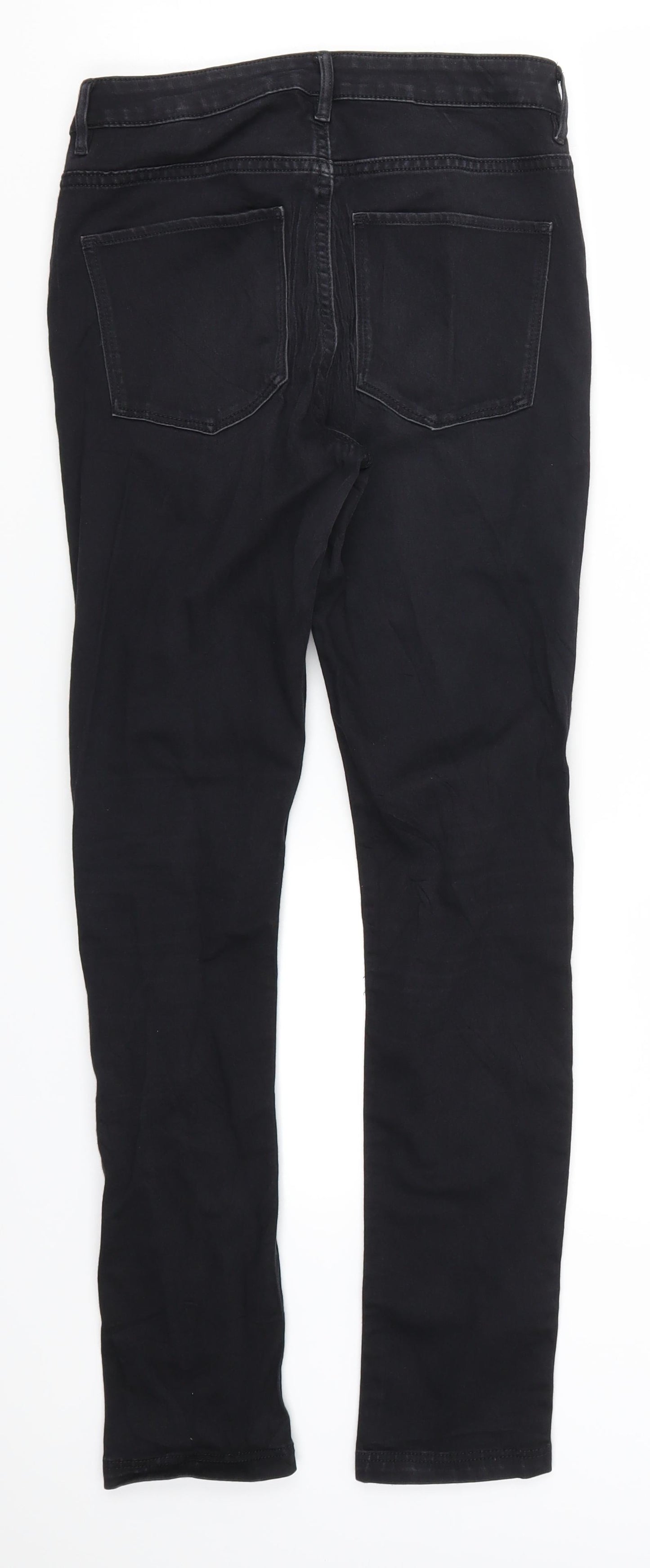 H&M Womens Black  Denim Skinny Jeans Size 28 in L28 in