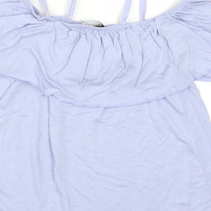 Preloved Atmosphere Womens Purple   Basic Blouse Size 6 - Label