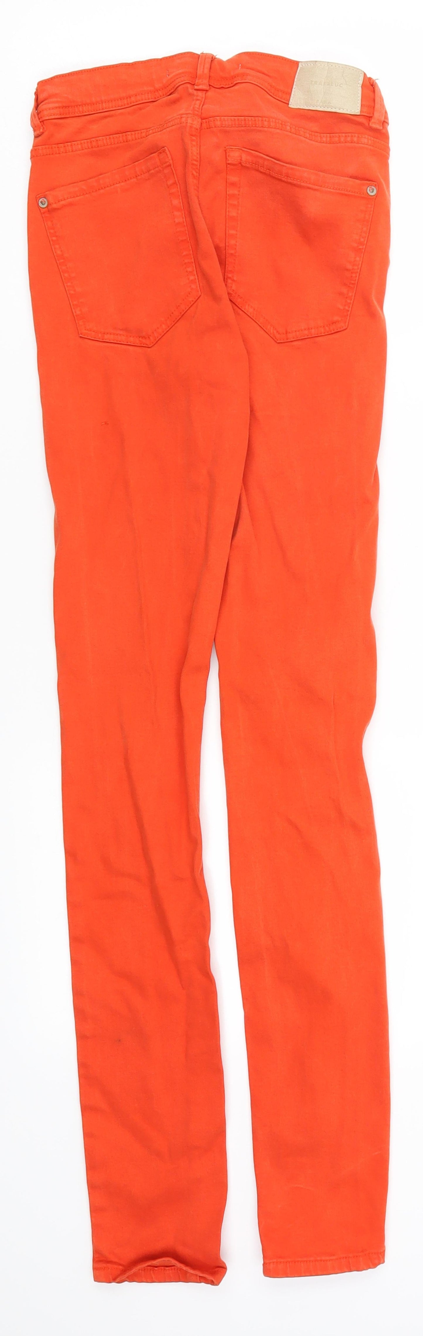 Zara Womens Red  Denim Skinny Jeans Size 6 L29 in