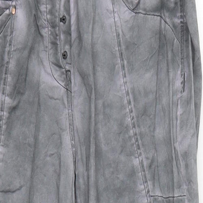 Cecil Womens Grey   Cropped Trousers Size 26 in L21 in