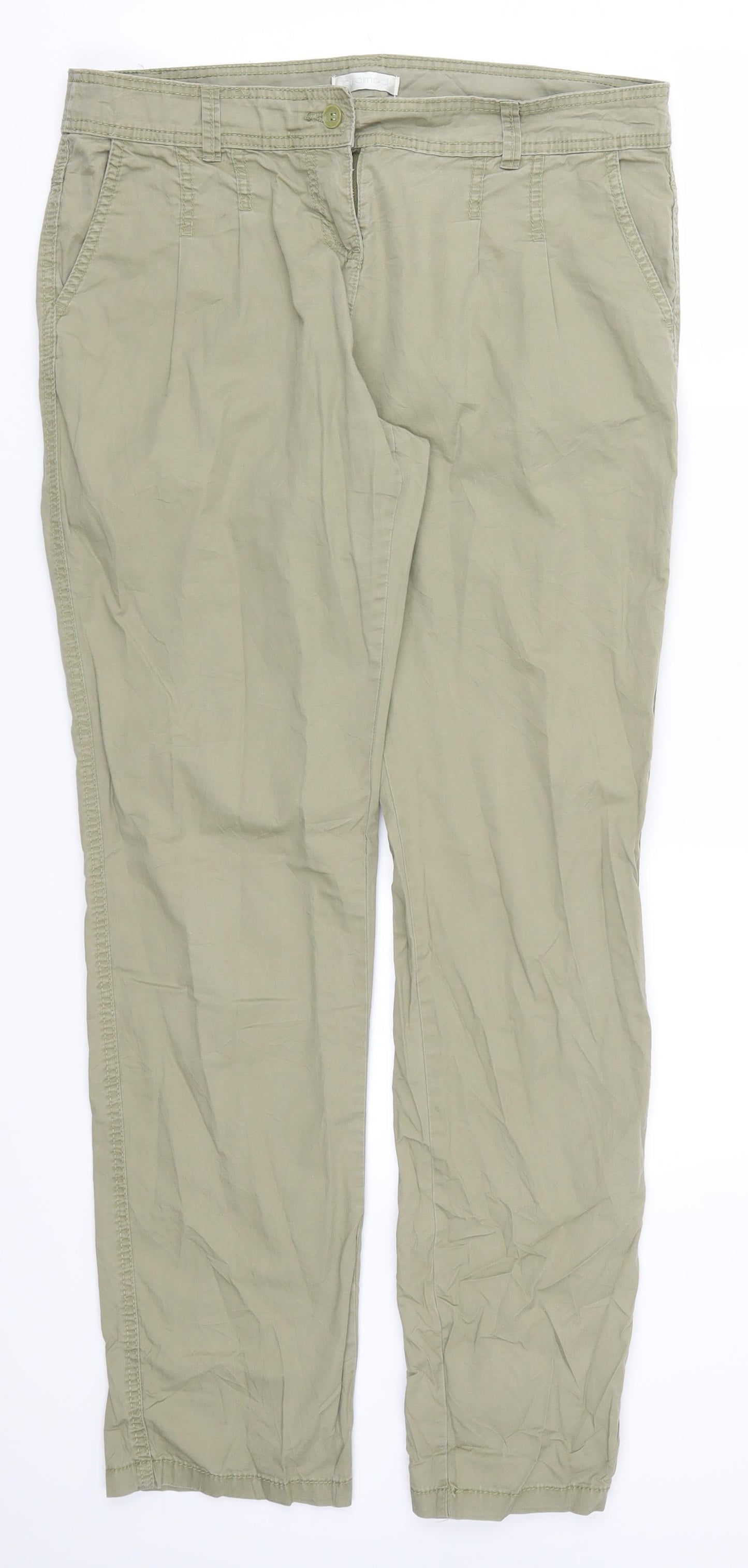 Promod Womens Beige   Trousers  Size 34 in L31 in