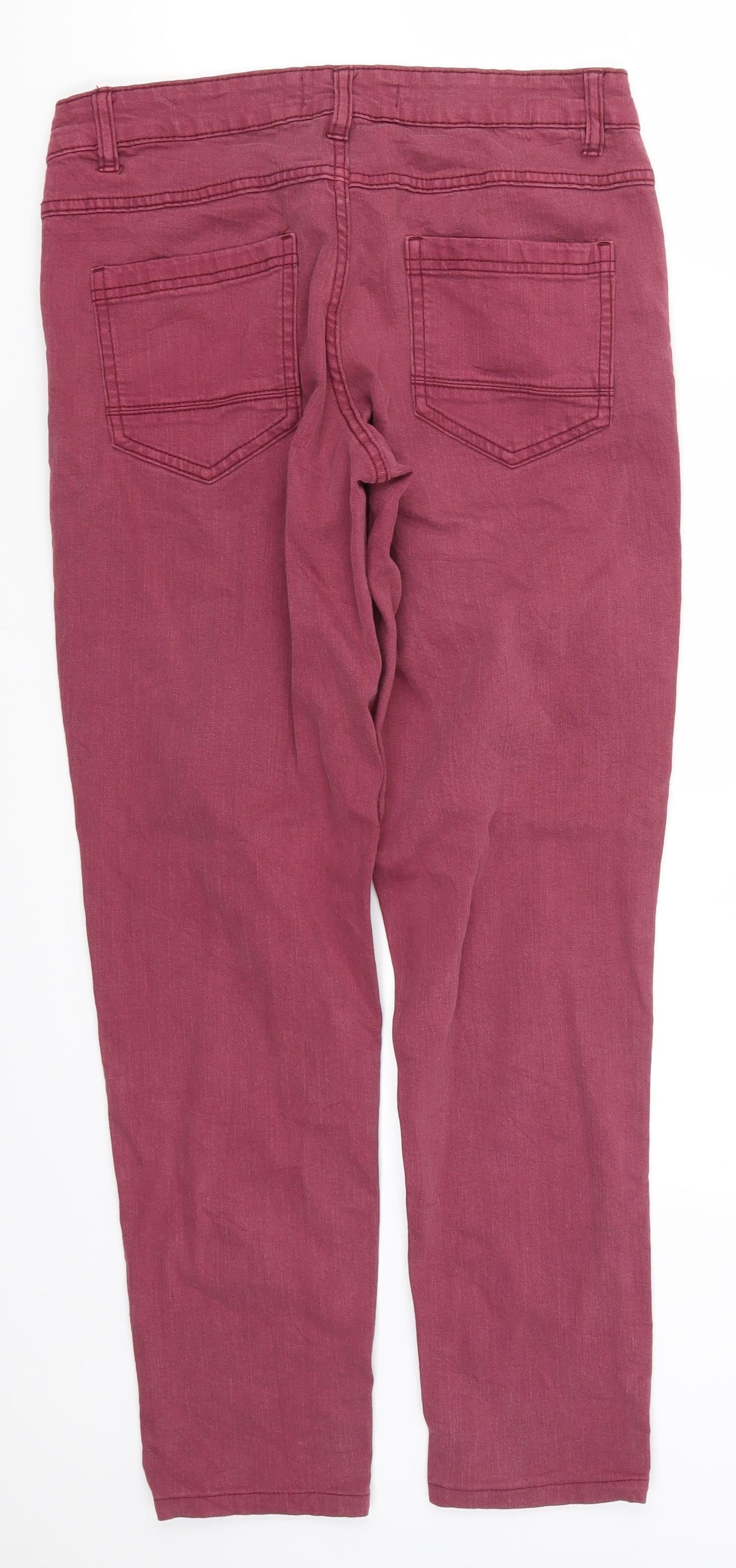 Blue Motion Womens Pink  Denim Skinny Jeans Size 10 L26 in