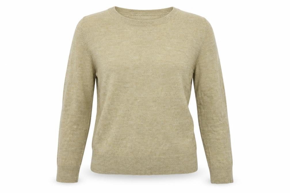 Marks & Spencer Womens Beige   Pullover Jumper Size 12