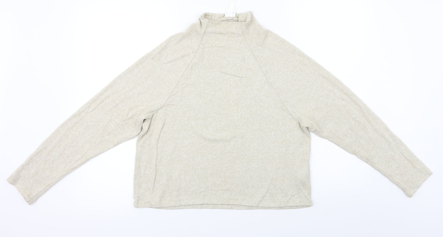 H&M  Womens Beige   Pullover Jumper Size XS