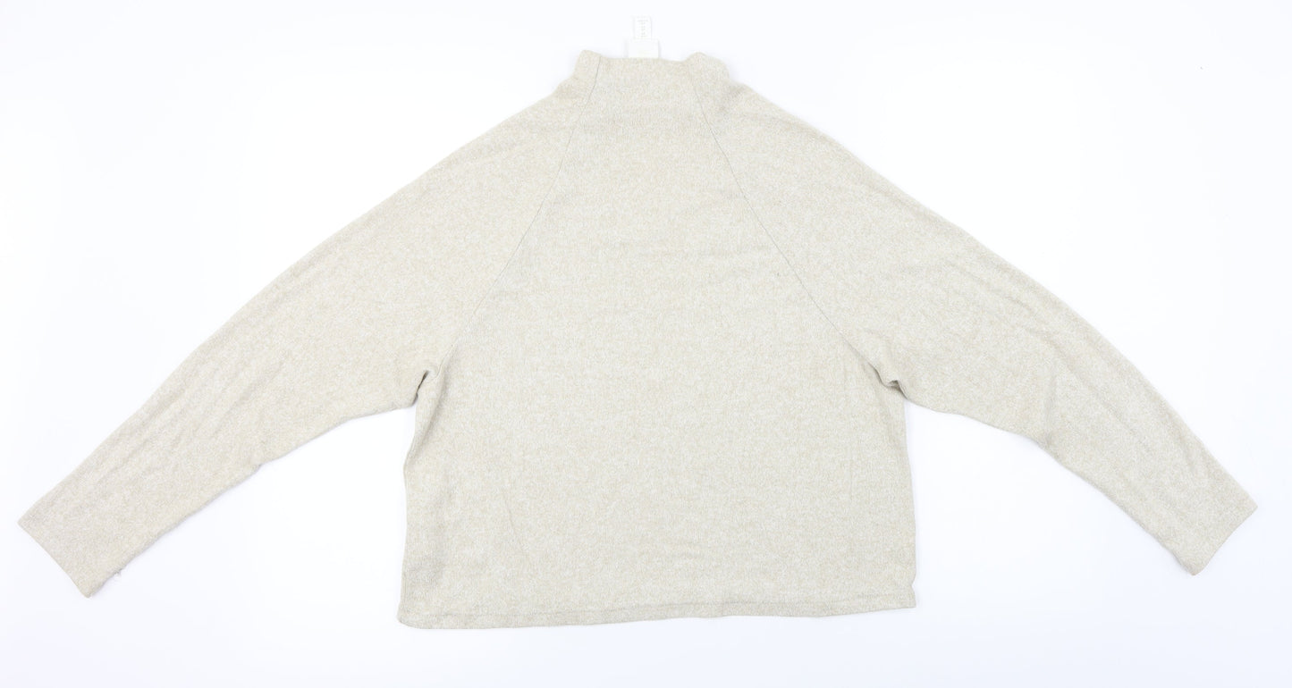 H&M  Womens Beige   Pullover Jumper Size XS