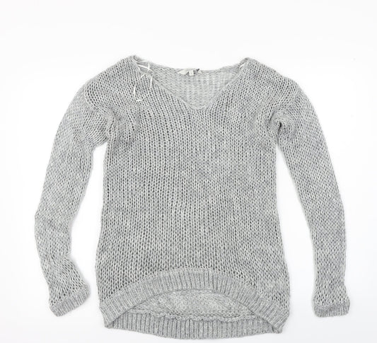 Peacocks  Womens Grey   Pullover Jumper Size S