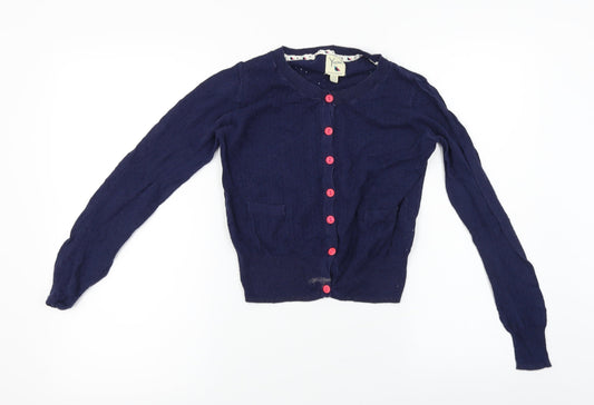 Yumi  Womens Blue   Cardigan Jumper Size 10