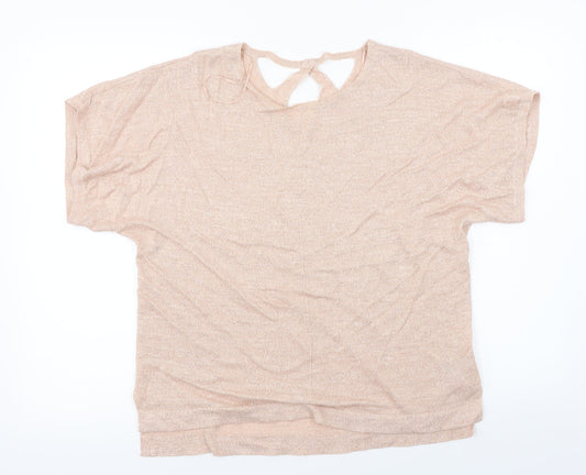 Marks and Spencer  Womens Pink   Basic T-Shirt Size 14