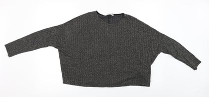 Zara Womens Black   Pullover Jumper Size S