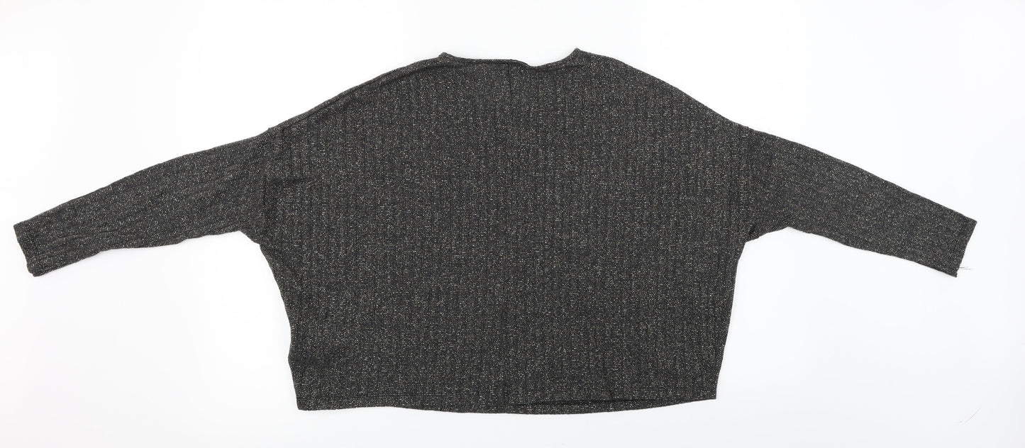 Zara Womens Black   Pullover Jumper Size S