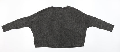 Zara Womens Black   Pullover Jumper Size S