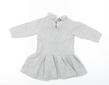 Front view of Matalan Grey A-Line, size 18-24, Months