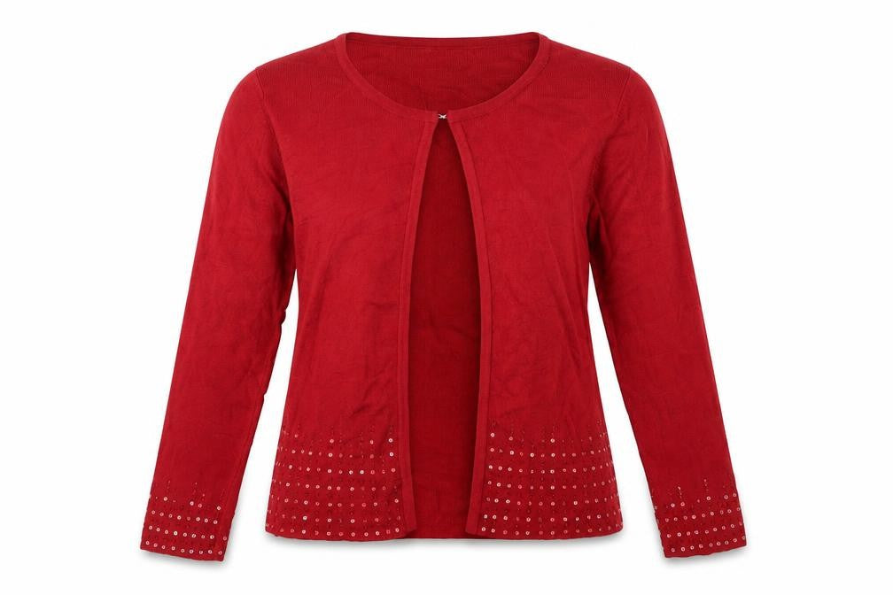 Sky Designs  Womens Red   Cardigan Jumper Size S
