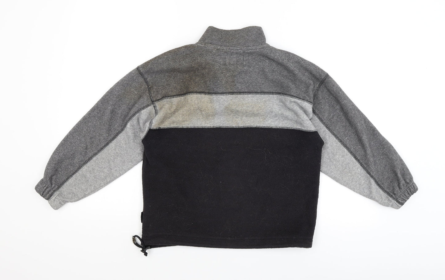 Nick Boys Grey Striped  Pullover Jumper Size 10 Years