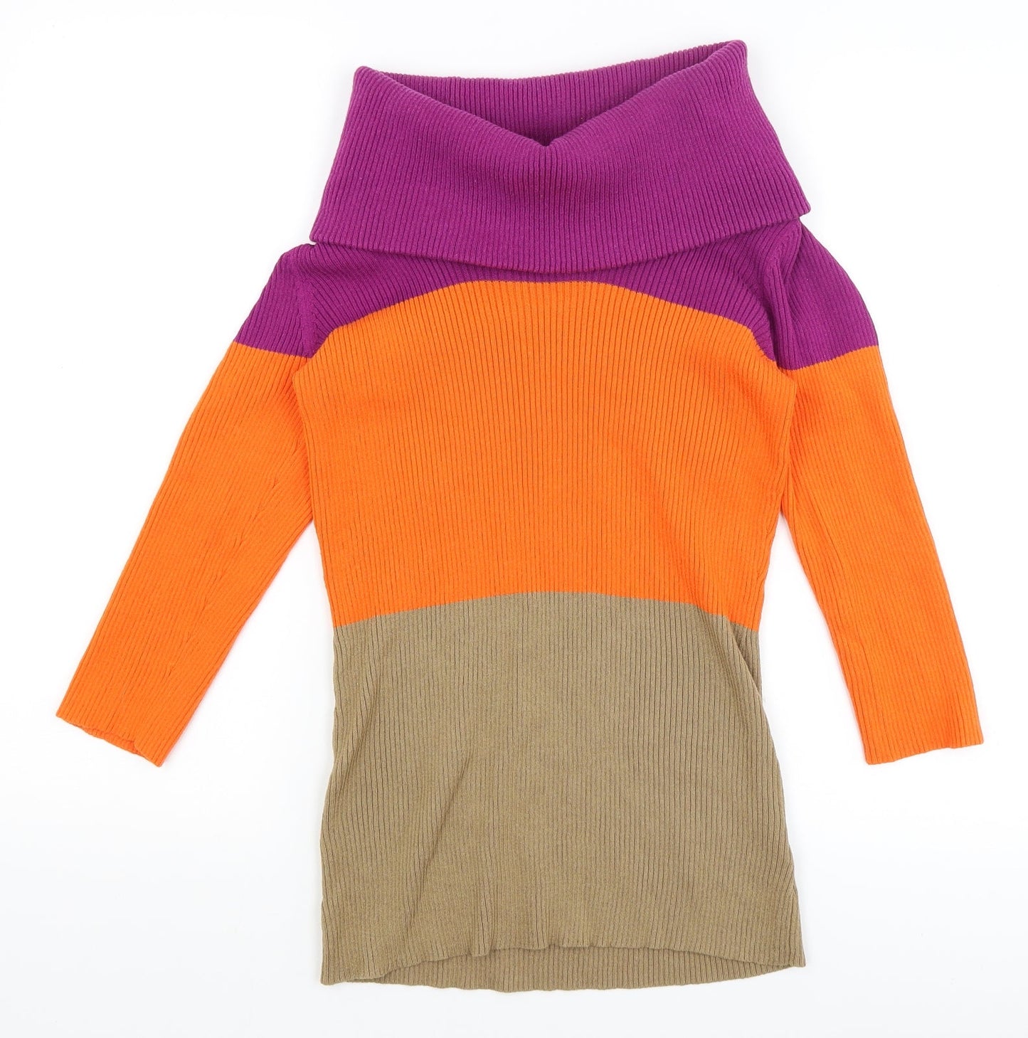 BPC Womens Multicoloured Striped  Pullover Jumper Size S