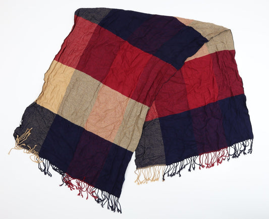Preworn Womens Multicoloured Check   Scarf