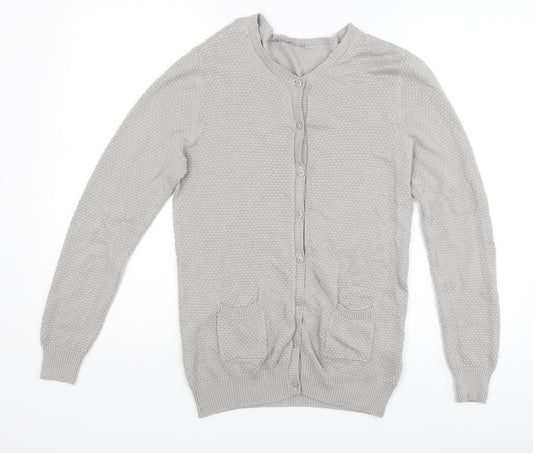 VRS Womens Grey   Cardigan Jumper Size M