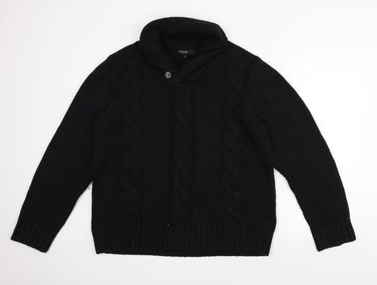 Marks and Spencer Womens Black   Pullover Jumper Size M